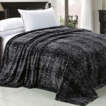 Black Snake Safari Flannel Fleece Blankets (Twin & Queen Sizes)