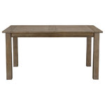 Kosas Home - Driftwood Reclaimed Pine 60" Dining Table by Kosas Home - Rustic yet elegant, the Driftwood Dining Table celebrates the natural beauty of its repurposed pine wood by preserving its inherent knots and grains. With its minimalist aesthetic and urban charm, this table will be the perfect addition for any transitional setting.