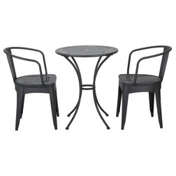 Transitional Outdoor Pub And Bistro Sets by GDFStudio