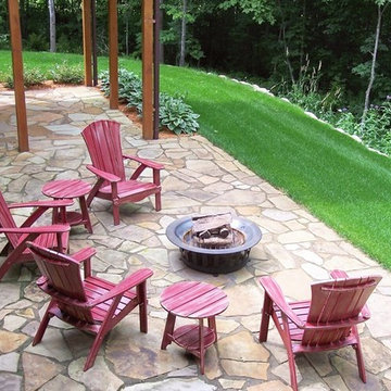 Flagstone patio