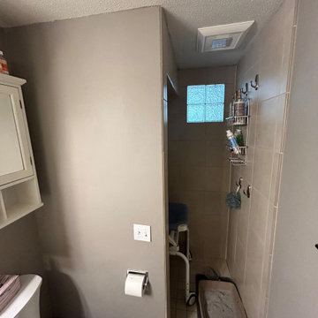 Accessible Bathroom Remodel | Walk-In Shower Conversion