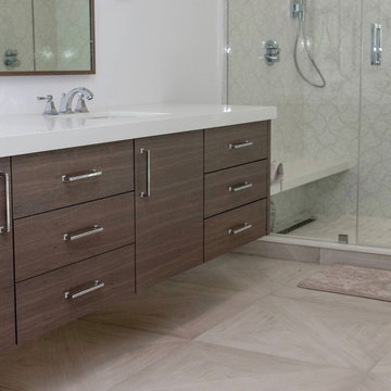 Morrow Residence Master Bathroom | Urban Vision Woodworks