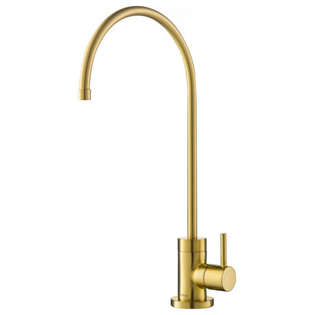 Purita Drinking Water Dispenser Beverage Kitchen Faucet, Brushed Brass