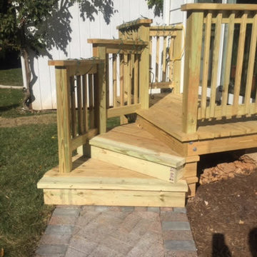 Small Patio Deck & Stairs