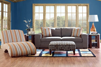 Living room - contemporary living room idea in Other