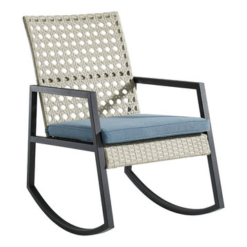 The 15 Best Wicker Rattan Outdoor Rocking Chairs For 2022 Houzz Wicker Rattan Outdoor Rocking Chairs, Rattan Rocking Chairs Outdoor