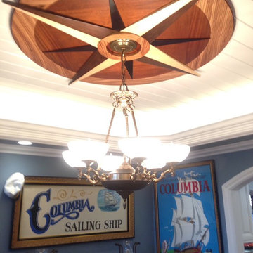 Custom Ceiling treatment- compass