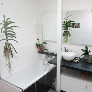 Transformation d'une salle de stockage en salle de bain