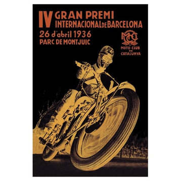 "4th International Barcelona Grand Prix" Digital Paper Print by Unknown, 18"x26"