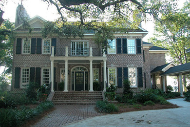 Inspiration for a timeless exterior home remodel in Atlanta