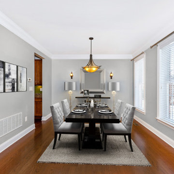 Same Dining Room Staged Multiple Ways