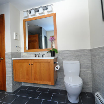 Contemporary Bathroom Remodel, Greenfield MA