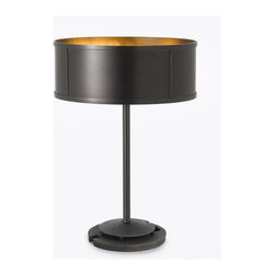 Factory 15" Table Lamp | Oil Bronze - Table Lamps
