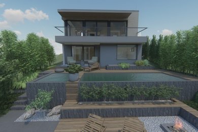 This is an example of a modern landscaping in Other.