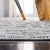 Safavieh Isabella Collection ISA954 Rug, Gray/Ivory, 6'7" Square
