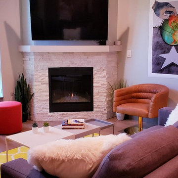 Modern New Downtown Denver Townhome Colorful Airbnb