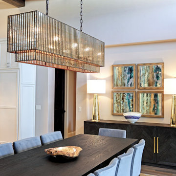 Casual Luxury Transitional Dining Room