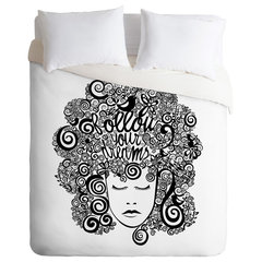 Deny Designs Holli Zollinger Mandala Tile Light King Duvet Set - Multi