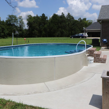 Semi-Inground Metric Series Radiant Pool