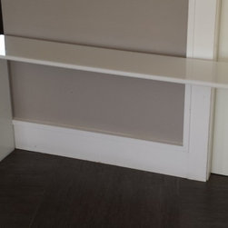 Console table - straight edge white - Products
