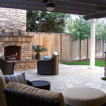 Luxurious outdoor living area.