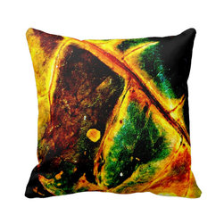 "Dying Leaf" JTG Art Pillow - Decorative Pillows