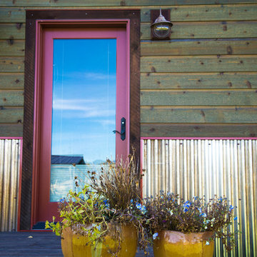 Weathering Steel Corrugated Wainscot