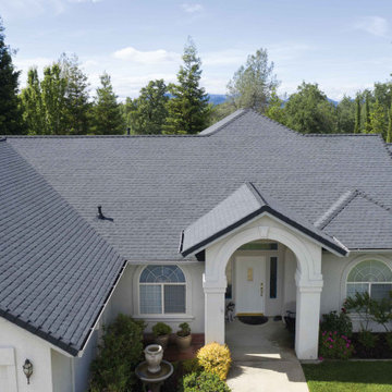 Premier Radiance in Cool Black | Solar Reflective Asphalt Shingles