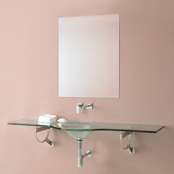 Glass Bathroom Vanities - Bathroom Vanities And Sink Consoles