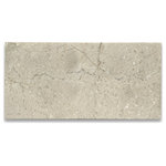 Stone Center Online - Crema Marfil Beige Marble 3x6 Subway Tile Polished, 100 sq.ft. - Crema Marfil Marble tile 3" width x 6" length x 3/8" thickness; Polished (Glossy) finish
