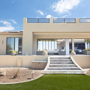 Expanded patio