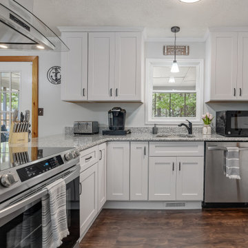 Shaker White Kitchen Remodel Aberdeen, NC