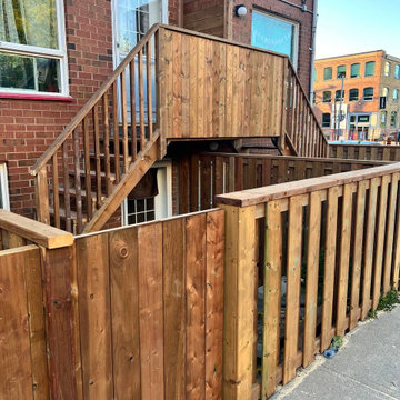 Apartment Complex Fencing in Queen West, Toronto
