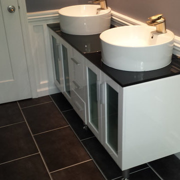 Ann Arbor Subway Tile Bathroom
