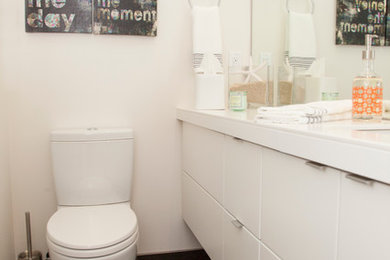 Photo of a contemporary bathroom in Portland.