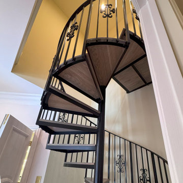 Project #135 | A Vibrant Double Curved Staircase