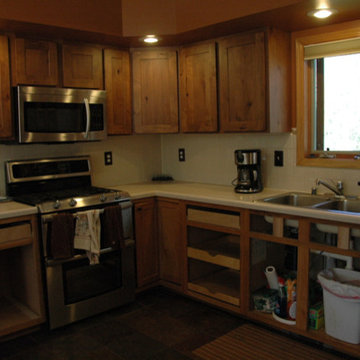 Medium Kitchen and Island