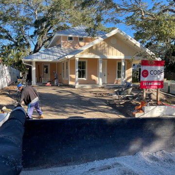Dunedin Custom Home Build - Exterior Process