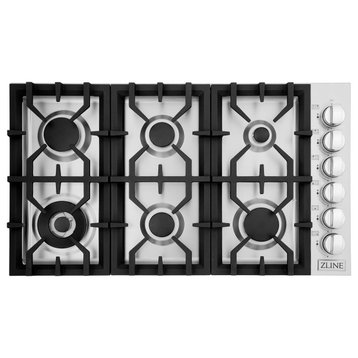 ZLINE Dropin Cooktop, Stainless Steel, Gas, RC36