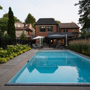 Modern Pool and Poolside Cabana — Full Backyard Build