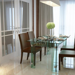 PANGO GLASS DINING TABLE - Products