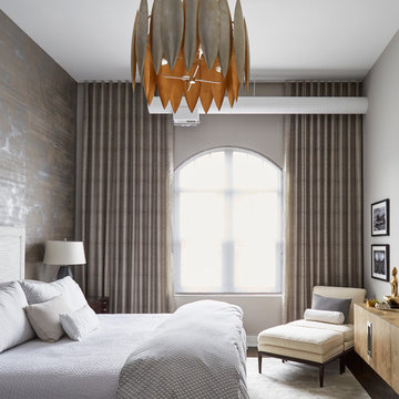 Dramatic Lighting in Master Bedroom