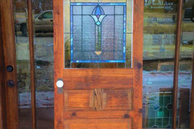 Restored antique pantry doors