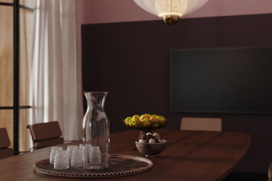 Eclectic dining room photo in Other