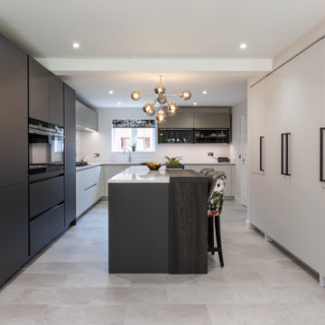 Modern Living Space Build and Kitchen