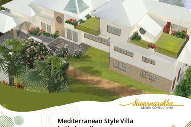 Mediterranean Style Villa at kudamalloor