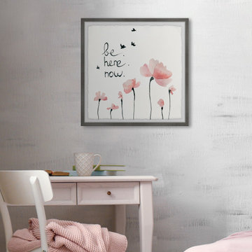 "Be Here Now V" Framed Painting Print