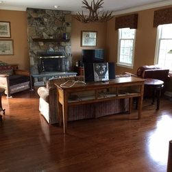 Sand and Finish Before and After - Flooring