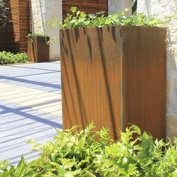 Columnar Cor-Ten Planters