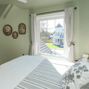 Casement Window in Charming Bedroom - Renewal by Andersen Ontario